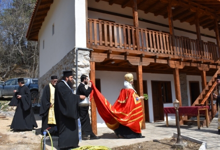 Водосвет в обновения Леворечки манастир