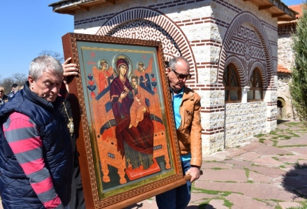 Лития с иконата на Пресв. Богородица-Всецарица на Светли понеделник