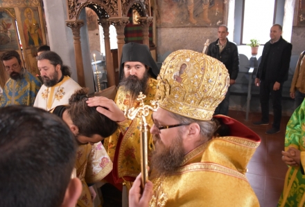 Монахът Захарий стана йеродякон