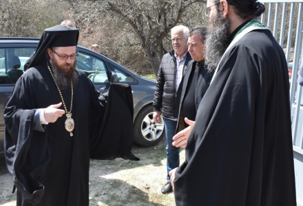 Водосвет в обновения Леворечки манастир